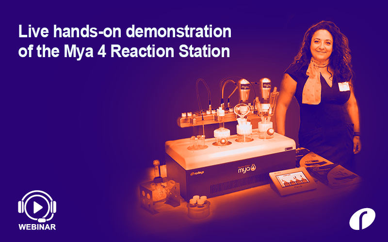 Live hands-on demonstration of the Mya 4 Reaction Station